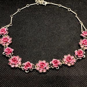 Avon Marked Necklace Flower Jewelry
